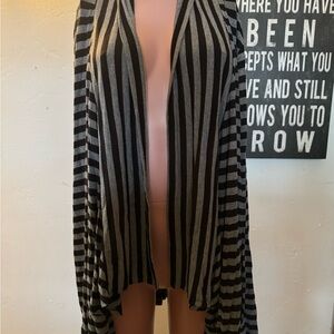 Women’s Apt 9 Gray and Black Open Cardigan | Size XL | Preowned
